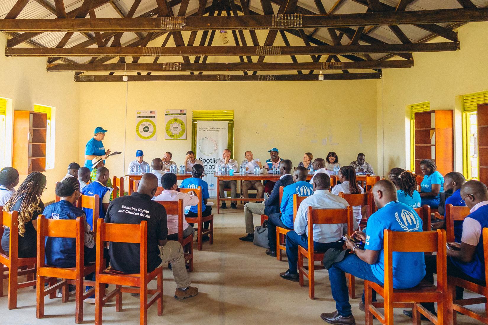 A briefing session for Team Europe Initiative Group 