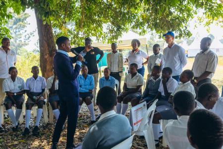 A student from Bujubuli Secondary School 