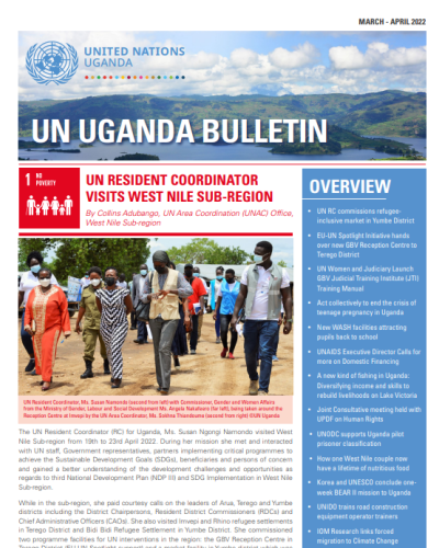 Cover of UN Uganda Bulletin March- April 2022