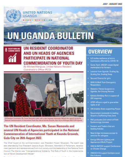 UN Uganda Bulletin July - August 2022