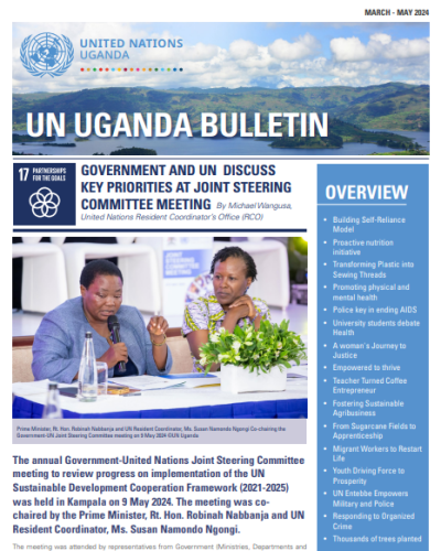 Cover of UN Uganda Bulletin March - May 2024