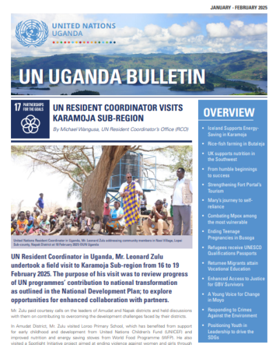 Cover of UN Uganda Bulletin January - February 2025