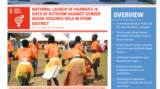 UN Uganda Bulletin November - December 2021 covere