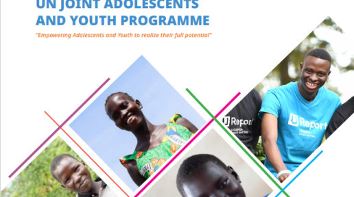 Cover of Uganda United Nations Joint Adolescents and Youth Programme 2023 -2025