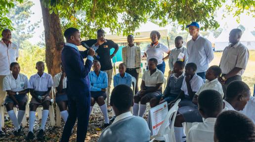 A student from Bujubuli Secondary School 