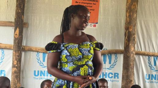 Lilian Dawa sharing her story 